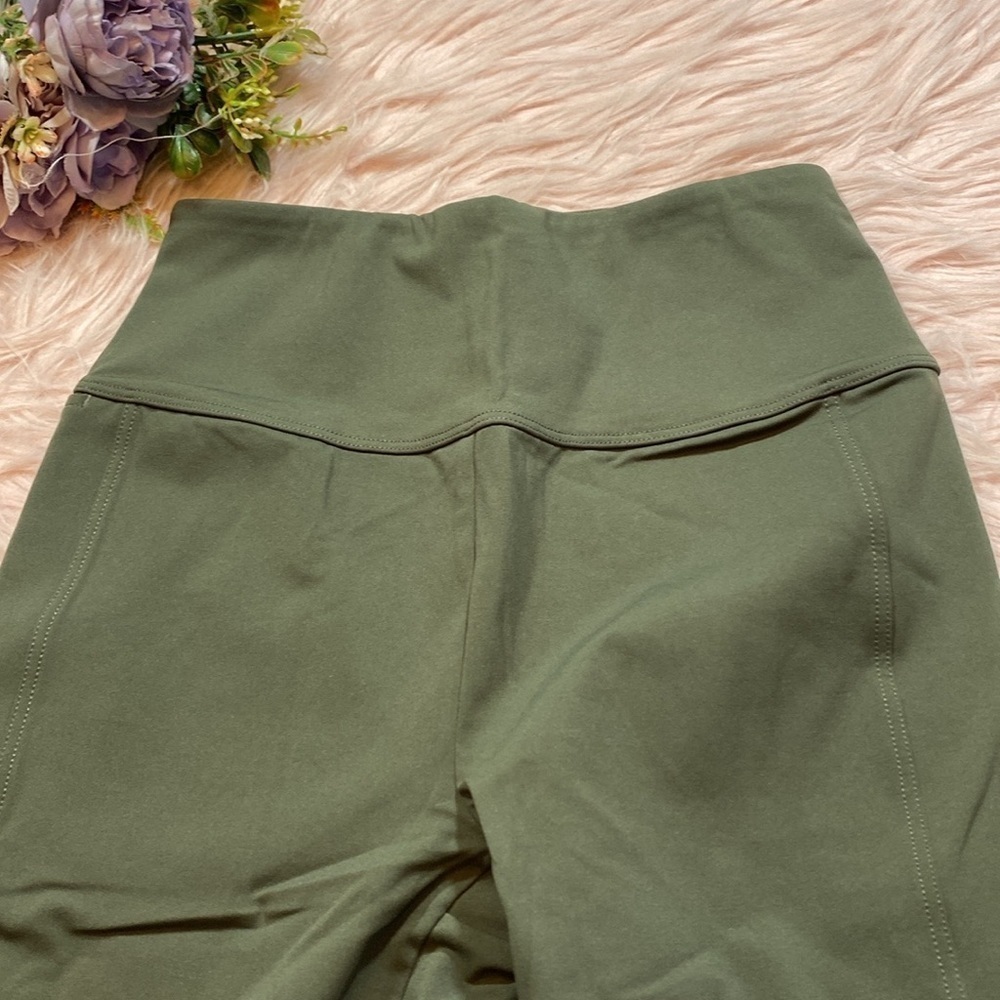 Nwot Aday Green Olive Brakes On High Rise Leggings — image 4 of 8